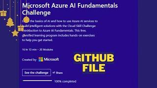 Microsoft Azure AI Fundamentals Challenge (AI - 900)  || All Modules --- SHORT TRICK