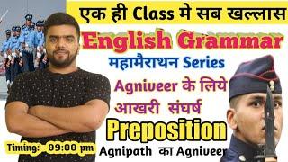 preposition questions for air force exam | preposition objective questions