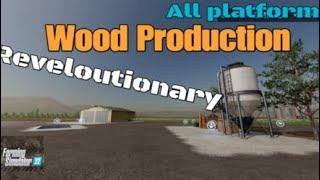 Wood Production  / New mod for all platforms on FS22