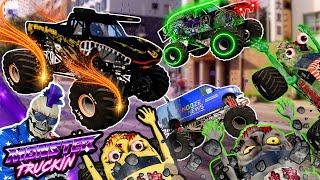 Monster Jam INSANE Racing, Freestyle and High Speed Jumps #71 | BeamNG Drive | Grave Digger