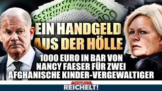 Wie kann sie nur?! Faeser zahlt Kriminellen 1000 Euro! | Achtung, Reichelt! vom 02.09.2024