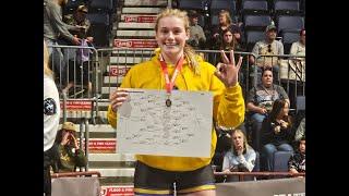 Becca Oetken Interview - Sheridan Girls Wrestling 2025