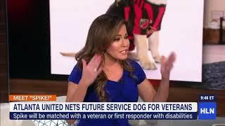 CNN's Morning Express with Robin Meade Meets Future Service Dog Spike