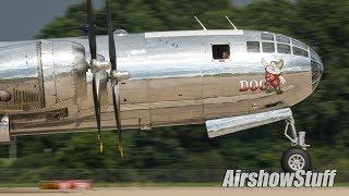 B-29/B-17 Flybys - EAA AirVenture Oshkosh 2018