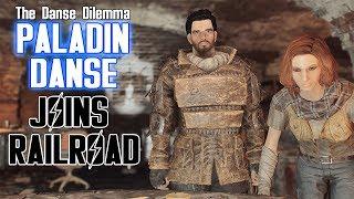 FALLOUT 4 Cut Content - PALADIN DANSE JOINS AND SIDE WITH RAILROAD - The Danse Dilemma