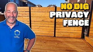 Easiest Fence I’ve Ever Built | Weekend Project