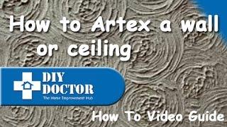 Artexing ceilings and walls