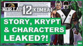 NEW Mortal Kombat 12 LEAK! Characters, Krypt 4.0, Story Details & MORE!