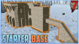 Completing My Starter Base! - 7 Days To Die Alpha 20 (Permafrost #6)