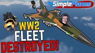 Dropping GUIDED BOMBS On WW2 Warships In Simple Planes!