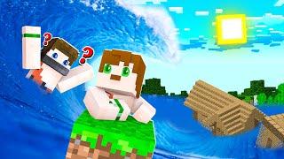 TSUNAMİ vs MAĞARA ADAMLARI - Minecraft MağaraCraft #10