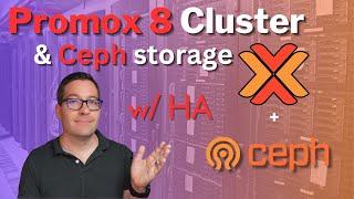 Proxmox 8 Cluster with Ceph Storage configuration