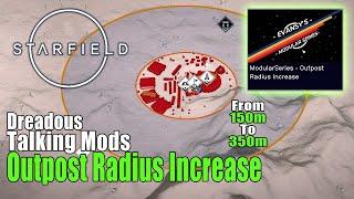 Starfield Base 150 to 350m Radius