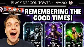 MK Mobile. Remembering Good Times on My Beginner Account. Final Battles of Fatal Black Dragon Tower.