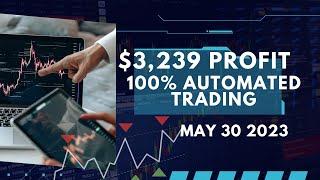 $3,239 Profit 5/30/23 - 100% Automated Trading Algo for NinjaTrader 8 - Trading Futures Now Algo