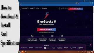 How to download and Install BlueStacks 5, system requirements for BlueStacks 5, #BlueStacks