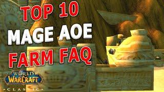 WoW Classic - Top 10 Mage AOE Gold Farm / Powerleveling FAQ