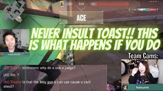 Disguised Toast Gets an ACE after being questioned WHY THE JUDGE? That's WHY. ft Valkyrae Ryan Higa