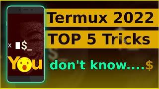 5 Secret & Cool Tricks you should know | Termux shortcuts  you should know | Termux Tutorial 2022