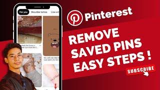 How to Remove Saved Pins on Pinterest !