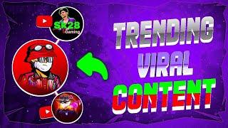 Best 3 Trending Viral Content For Free Fire Gaming Channel! || 20 FF Local