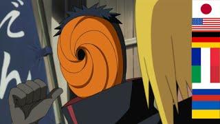 Tobi saying "Ichibi, Nibi, Boku wa Tobi" in different 8 languages | Naruto Multilanguage