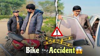 Bike ️accident  funny video MudasarAli