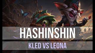 Hashinshin as Kled vs Leona - s9 NONE Ranked Gameplay