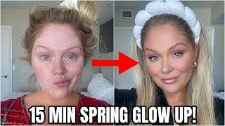 *EASY* 15 Minute GLOW UP for Spring Makeup Tutorial  Everyday Spring Makeup Tutorial 2024