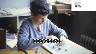 1960s UK High School Classes, Art, Science, Home Economics