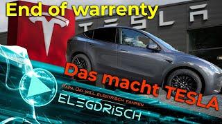 Tesla Model Y - so hat TESLA auf die Mängel des End Of Warranty Check reagiert!