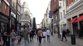 WALKING THE STREETS OF DUBLIN, IRELAND: Grafton Street and O'Connell Street