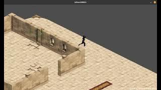 Godot 4.0 Alpha15 2D isometric game with 3D character