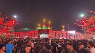 علم کشائی کربلا معلی حرمین میں #livestream #holyshrine #karbala #imamhussain