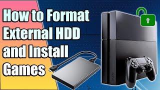 PS4 Jailbreak |  How to format external hdd and install FPKG