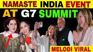 'NAMASTE' INDIA EVENT AT G7 | WHAT MODI SAID TO MELONI | PAK PUBLIC REACTION