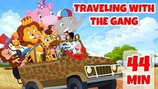 Traveling with the gang - Giramille 44 min | Kids Song