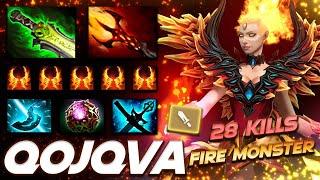 Qojqva Lina 28 KILLS Fire Monster - Dota 2 Pro Gameplay [Watch & Learn]