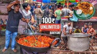 Highest Selling Biriyani in Bhubaneswar | Only Rs.100/- Unlimited Biriyani | street Food India