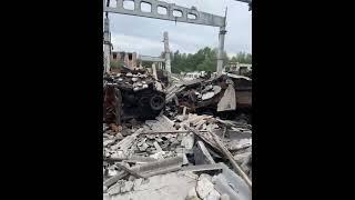 aftermath of HIMARS strike , Ukraine #shorts