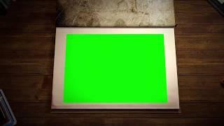 FREE!!! Green screen book opening video