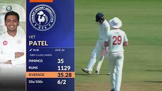 Ranji Trophy 2024/25, Vidarbha vs Gujarat: Het Patel fights it out for Gujarat with 77(129)