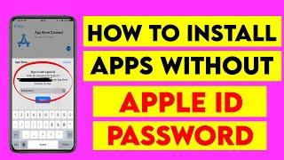 How to Download Apps without Apple ID Password iOS 16 | How to Install App Without Password 2023