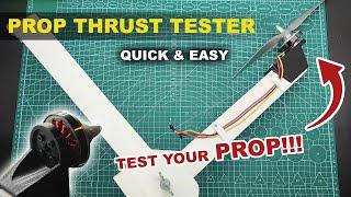  DIY | RC MOTOR PROP THRUST TESTER | STAND | RIG