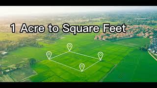 1 Acre Is How Many Square Feet?!!