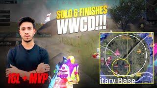 IGL + MVP in Trident Tier 1 Scrims | Solo 6 Finishes WWCD | iPhone 13 Pro - BGMI Competitive 