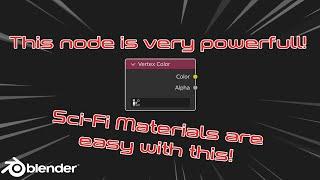 BLENDER: Vertex Colors are excellent for procedural materials! (Vertex Color Node Tutorial)