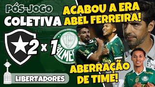 PÓS-JOGO | BOTAFOGO 2X1 PALMEIRAS | LIBERTADORES 2024 | COLETIVA ABEL FERREIRA | AO VIVO