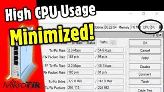 MikroTik 100% CPU USAGE / Critical Error & Crashing Router FIXED!