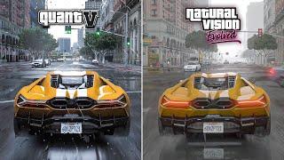 GTA V: QuantV vs NaturalVision Evolved Side by Side Comparison 2024